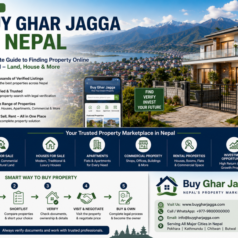 Buy Ghar Jagga in Nepal: Complete Guide to Finding Property Online